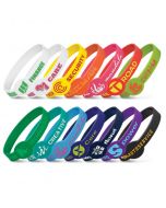 Embossed Xtra Silicone Wristbands