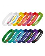 Debossed Silicone Wristbands