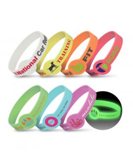 Glow in the Dark Silicone Wristbands